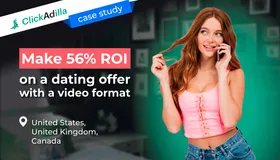 Make 56% ROI on a dating offer with a video format [Case Study]