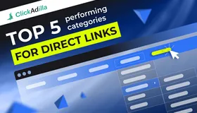 TOP 5 performing categories for Direct Links