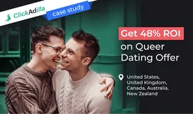 Get 48% ROI on Queer Dating Offer Make some money on Saint Valentines day
